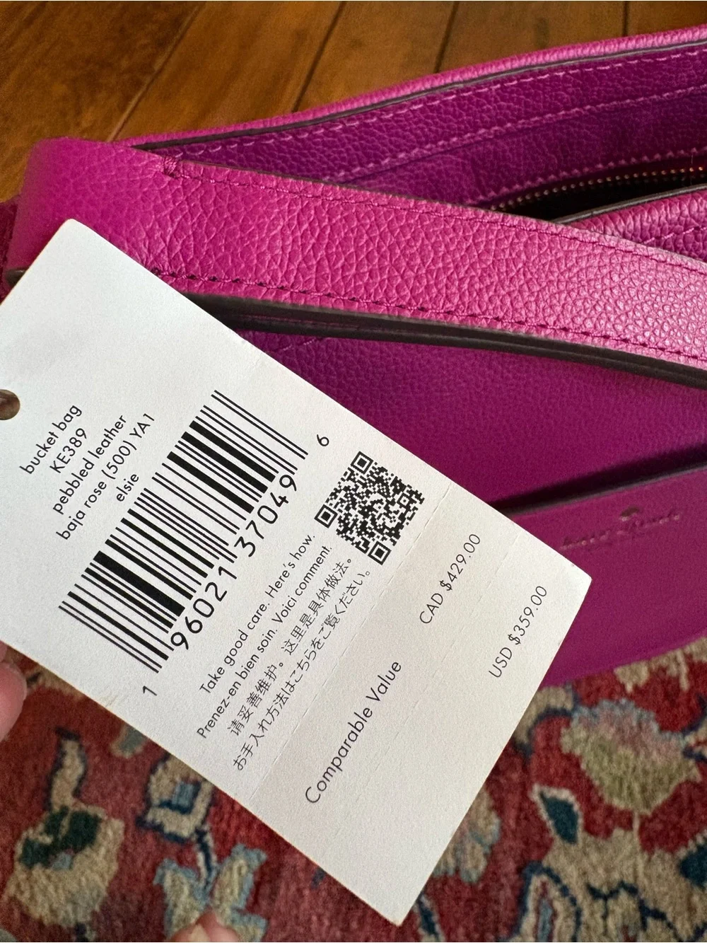 kate spade sleek pebbled