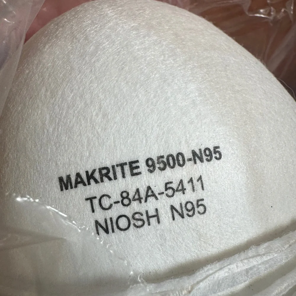 Makrite respirators non oil