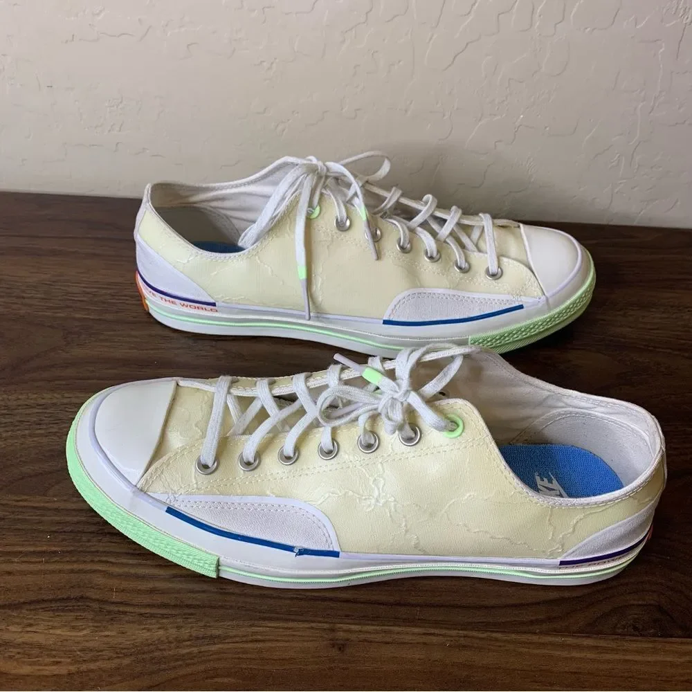 Pigalle x Converse Chuck 70 Low 'Barely Volt Sneakers Men’s Size 11.5/Women 13.5