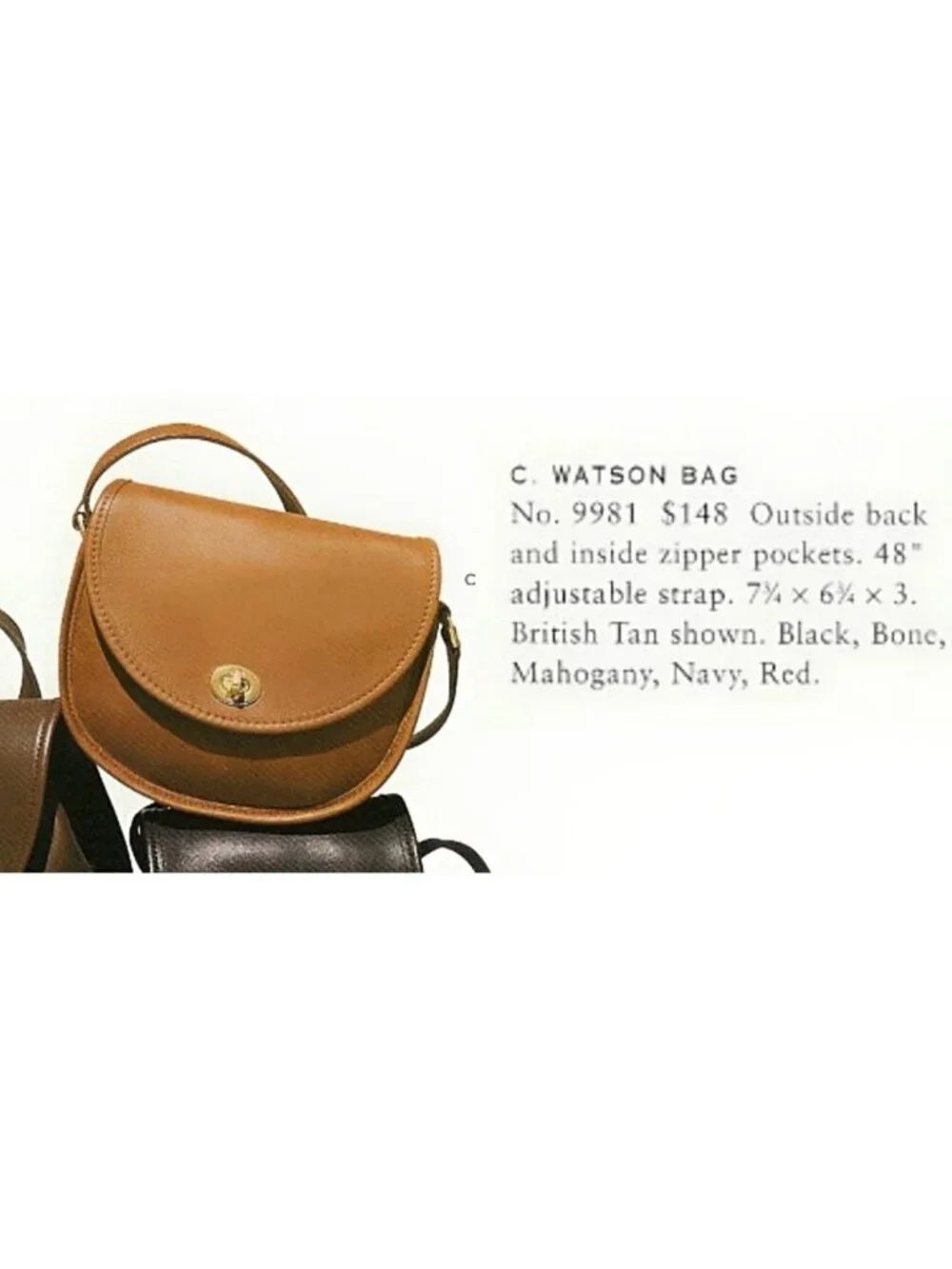 Coach vintage watson