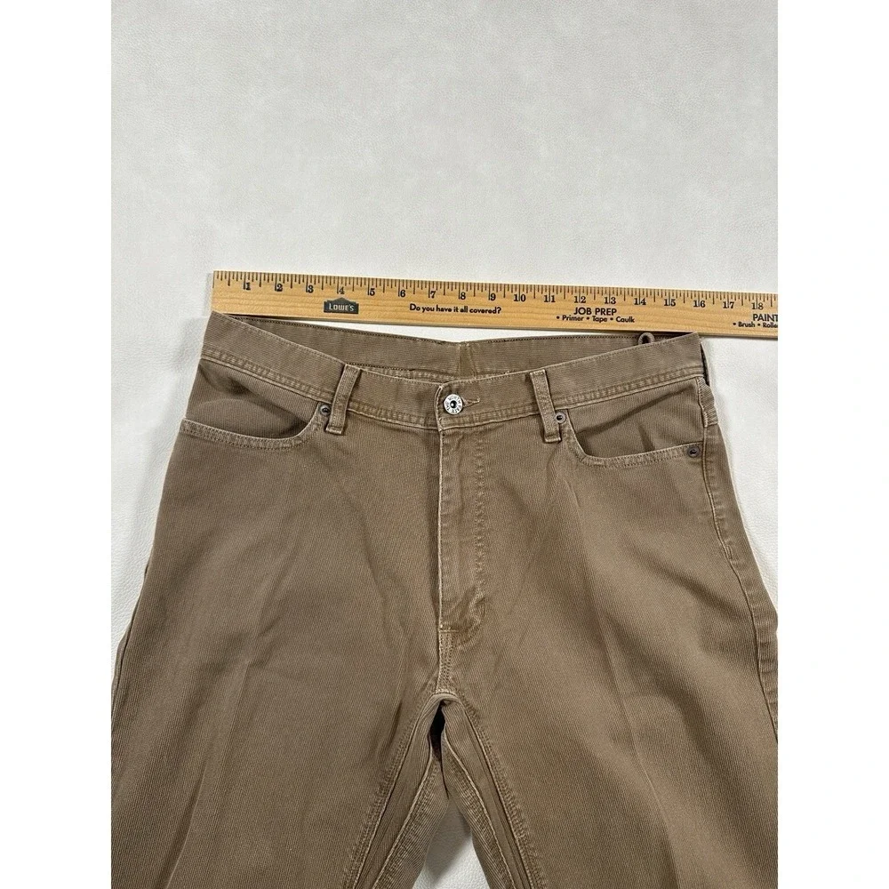 The North Face Mens Brown Corduroy‎ Straight Leg Pants Size 33 X 30 Five Pocket