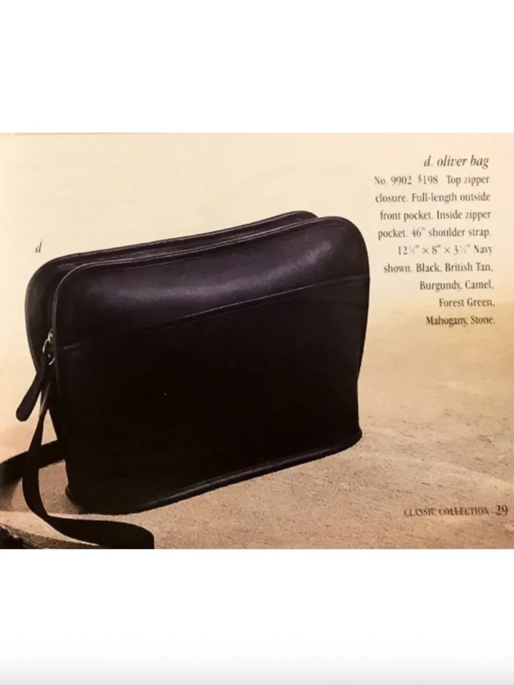 Coach vintage oliver