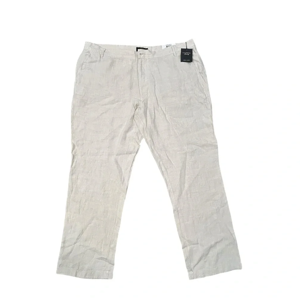 Club Room‎ Men’s Luxury Series 100% Linen Pants NWT 38x30