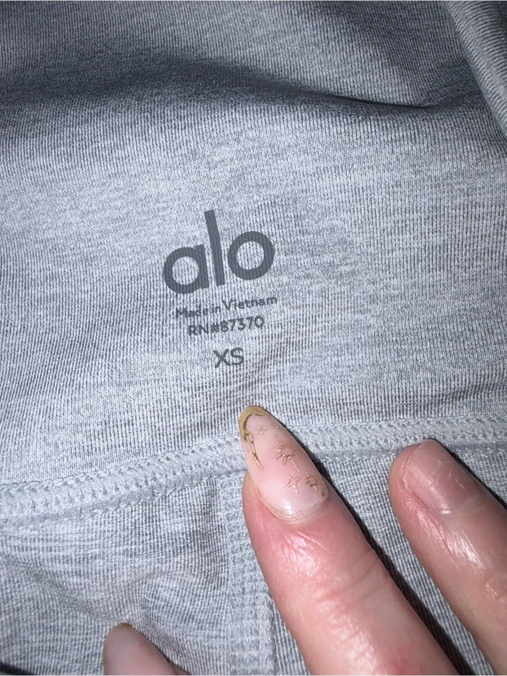 ALO Yoga grey shapely