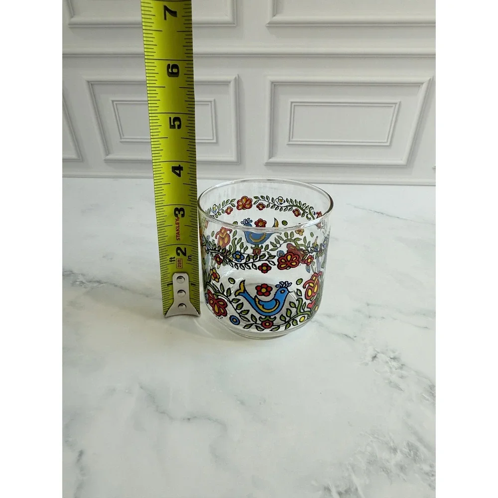 VTG Set (3) Libbey Corelle Country Festival 6 oz. Lowball Juice Glass 3