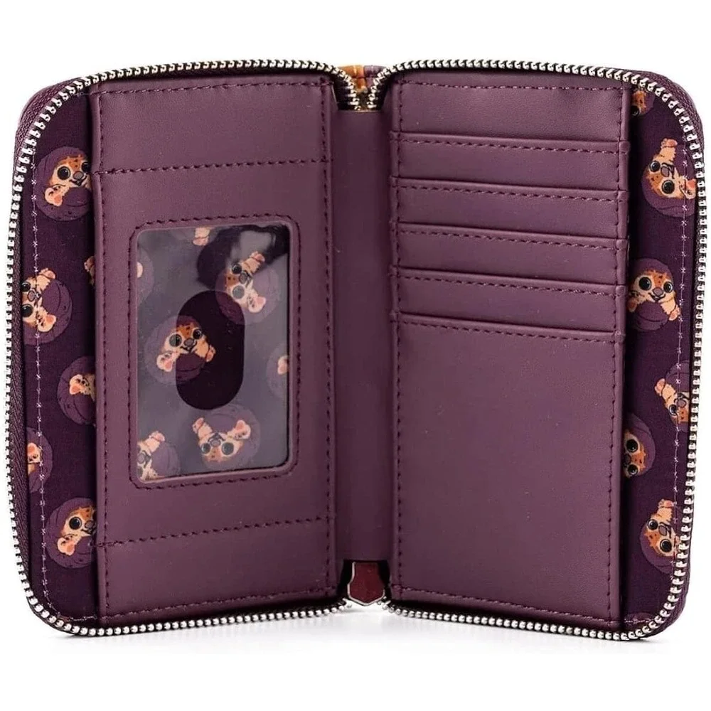 Loungefly Disney Raya and the Last Dragon Ongi Zip Around Wallet Purple‎ New