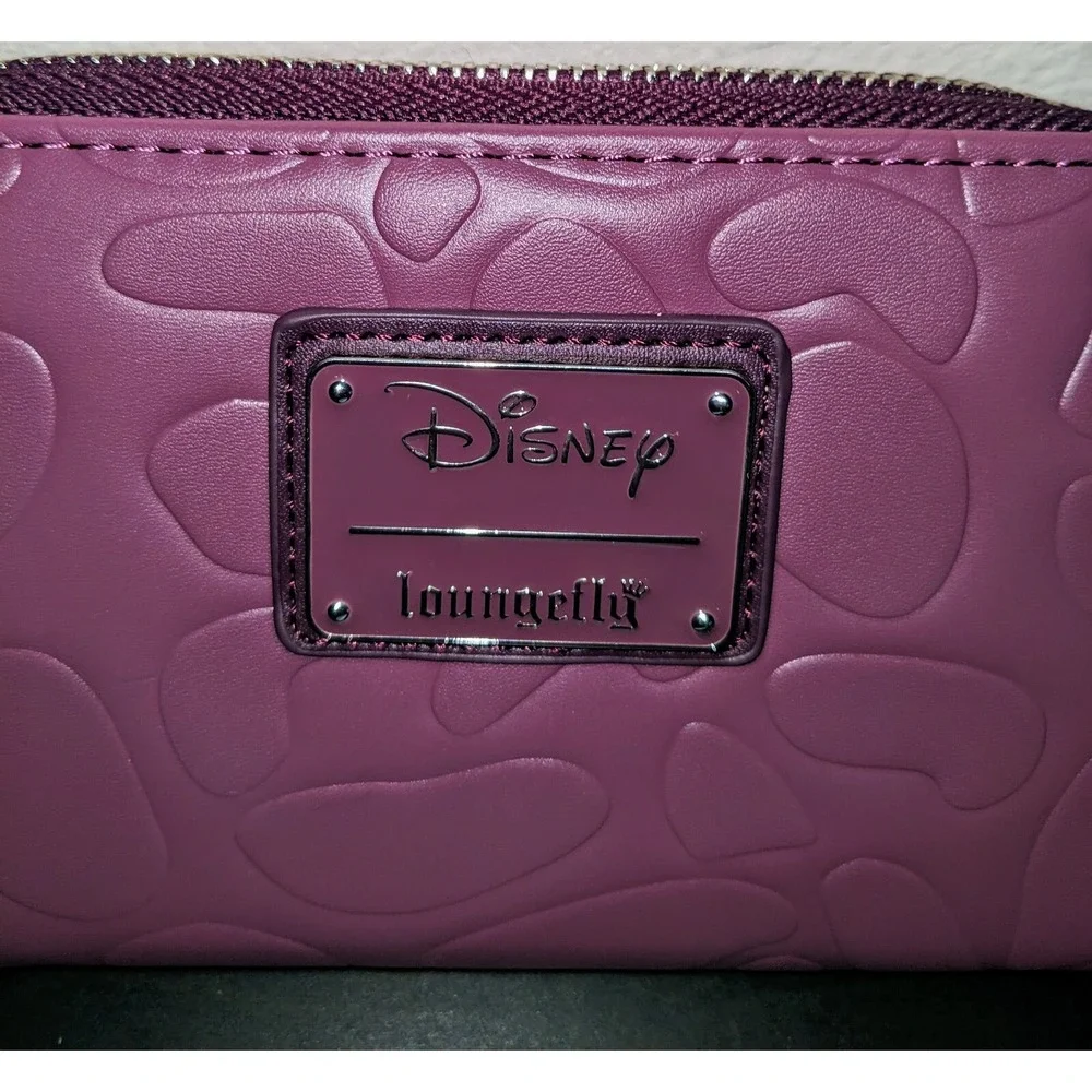 Loungefly Disney Raya and the Last Dragon Ongi Zip Around Wallet Purple‎ New