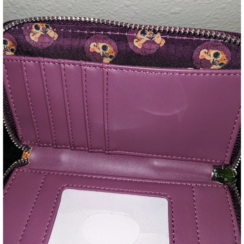 Loungefly Disney Raya and the Last Dragon Ongi Zip Around Wallet Purple‎ New