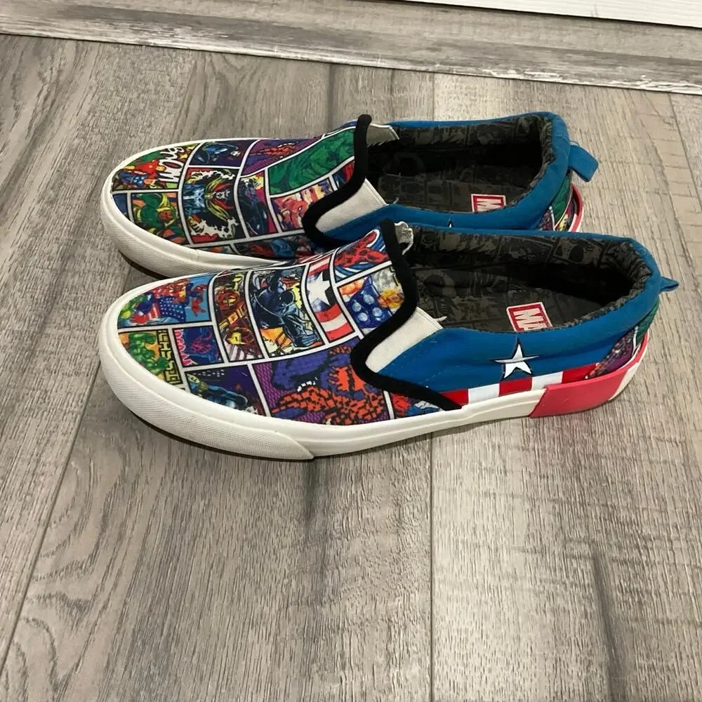 Marvel super hero ground up slip one men’s size 7 hulk captain‎ America