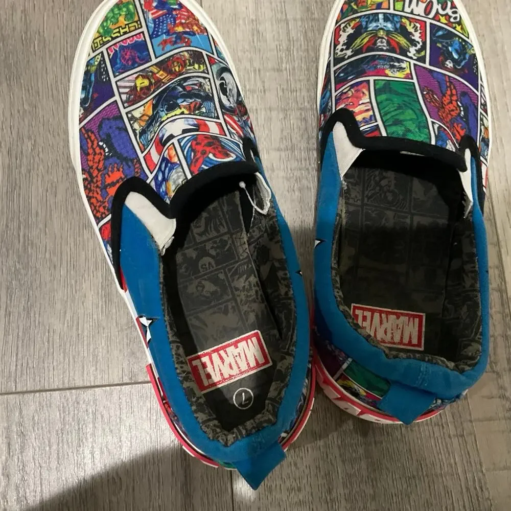 Marvel super hero ground up slip one men’s size 7 hulk captain‎ America