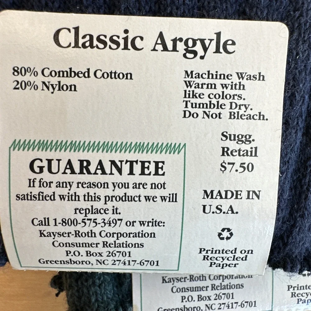 Burlington vtg socks