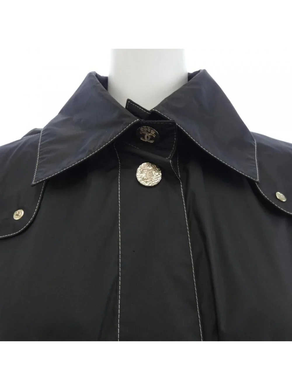 Chanel 25 Coat Black