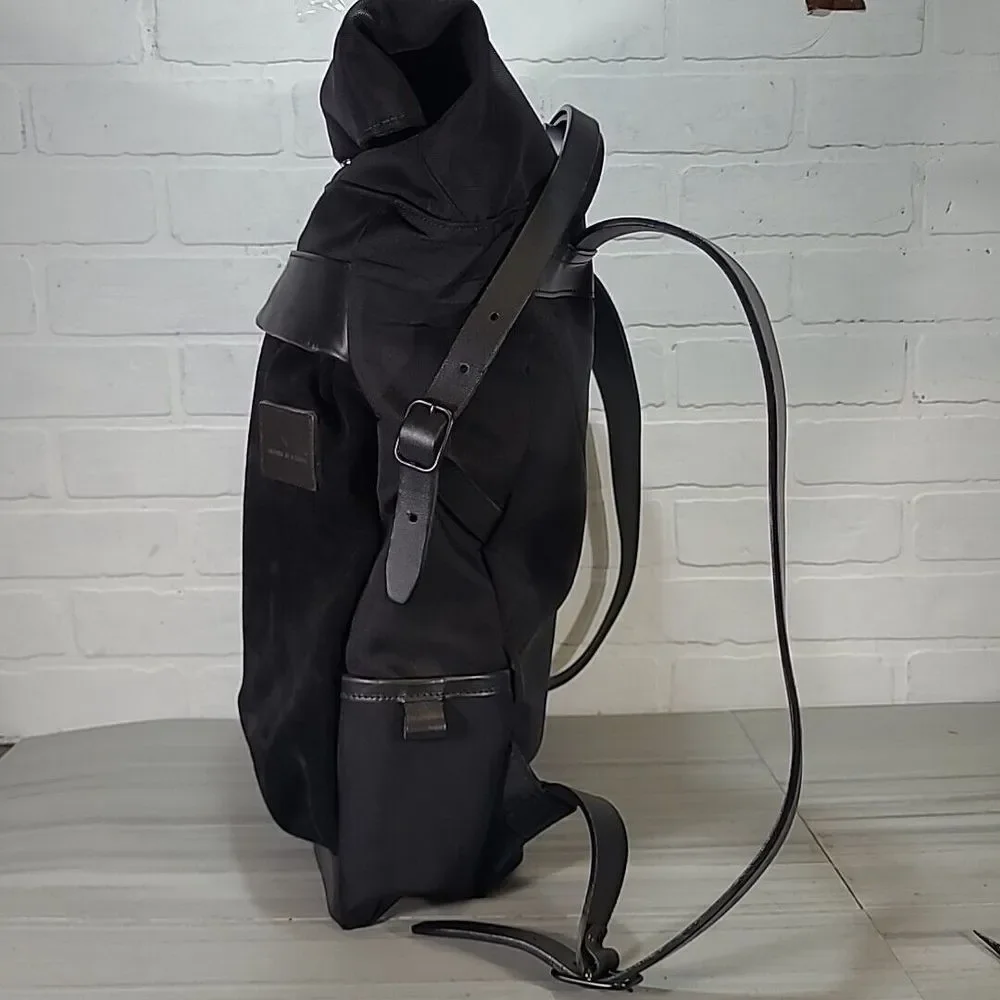 Atelier de L'Armee Blackpack‎ Black Canvas/Leather/Suede