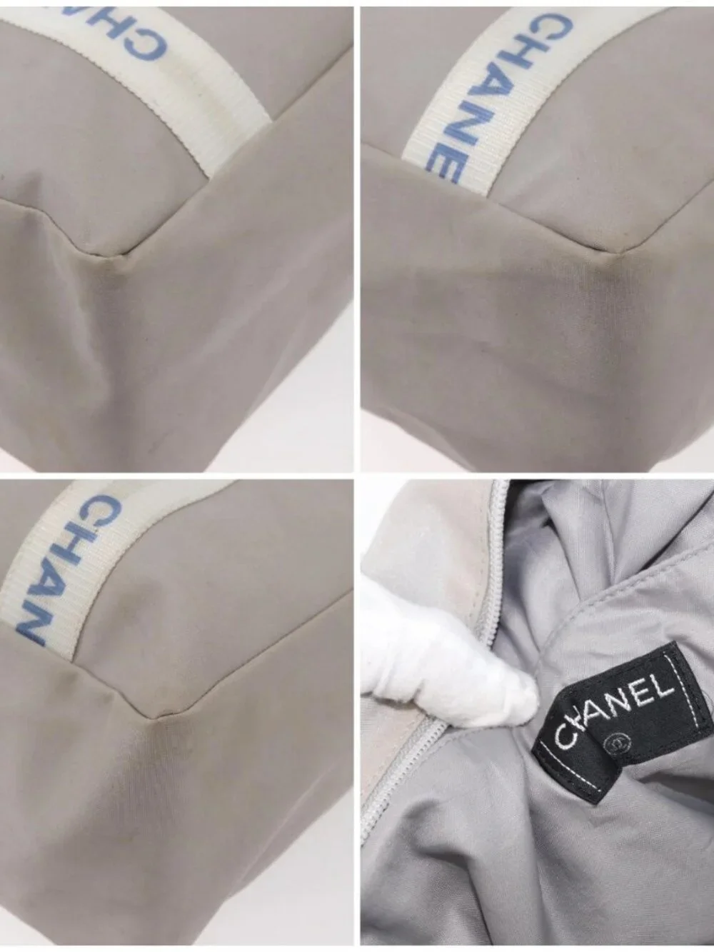 CHANEL brand	chanel color	gray