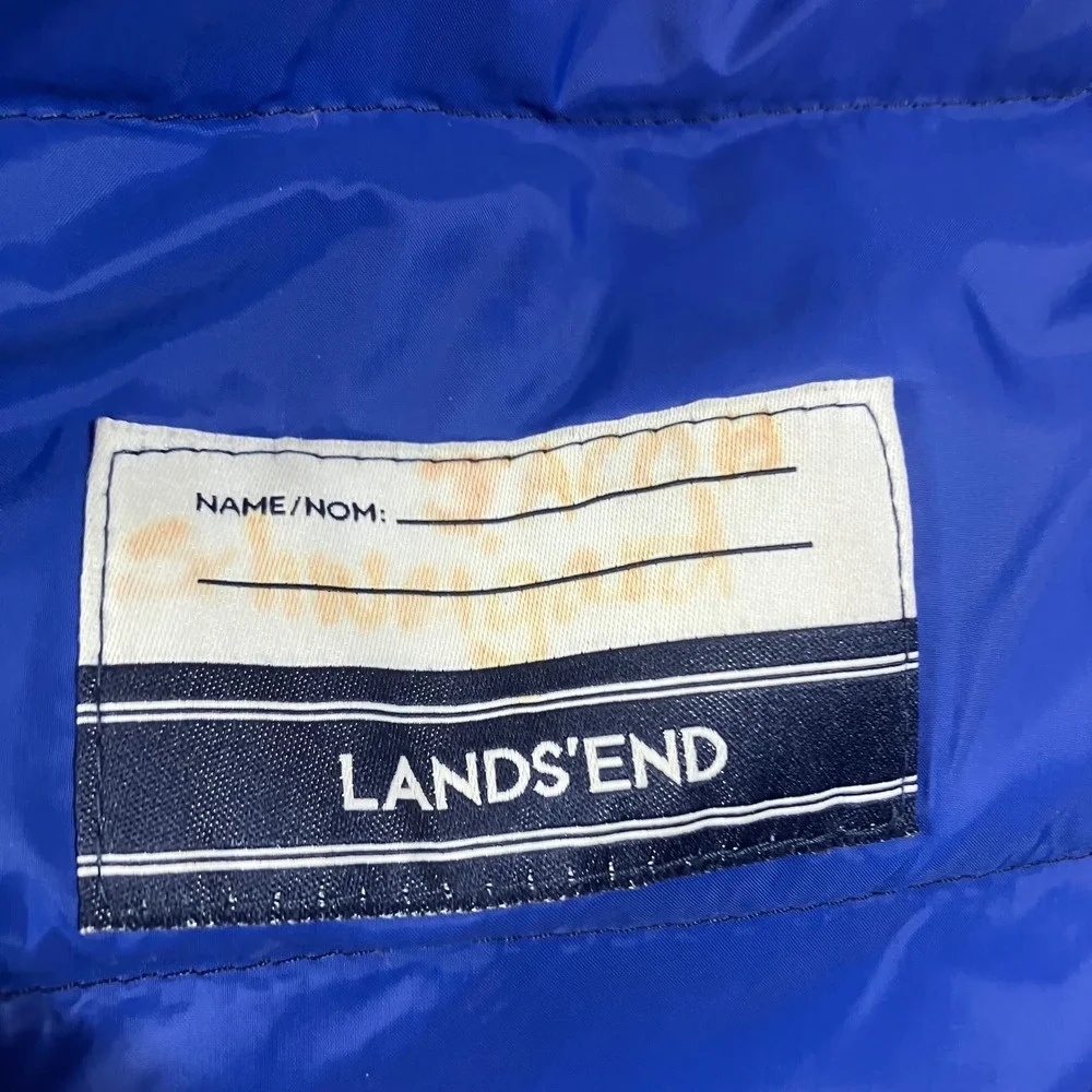Lands End y50 zipper