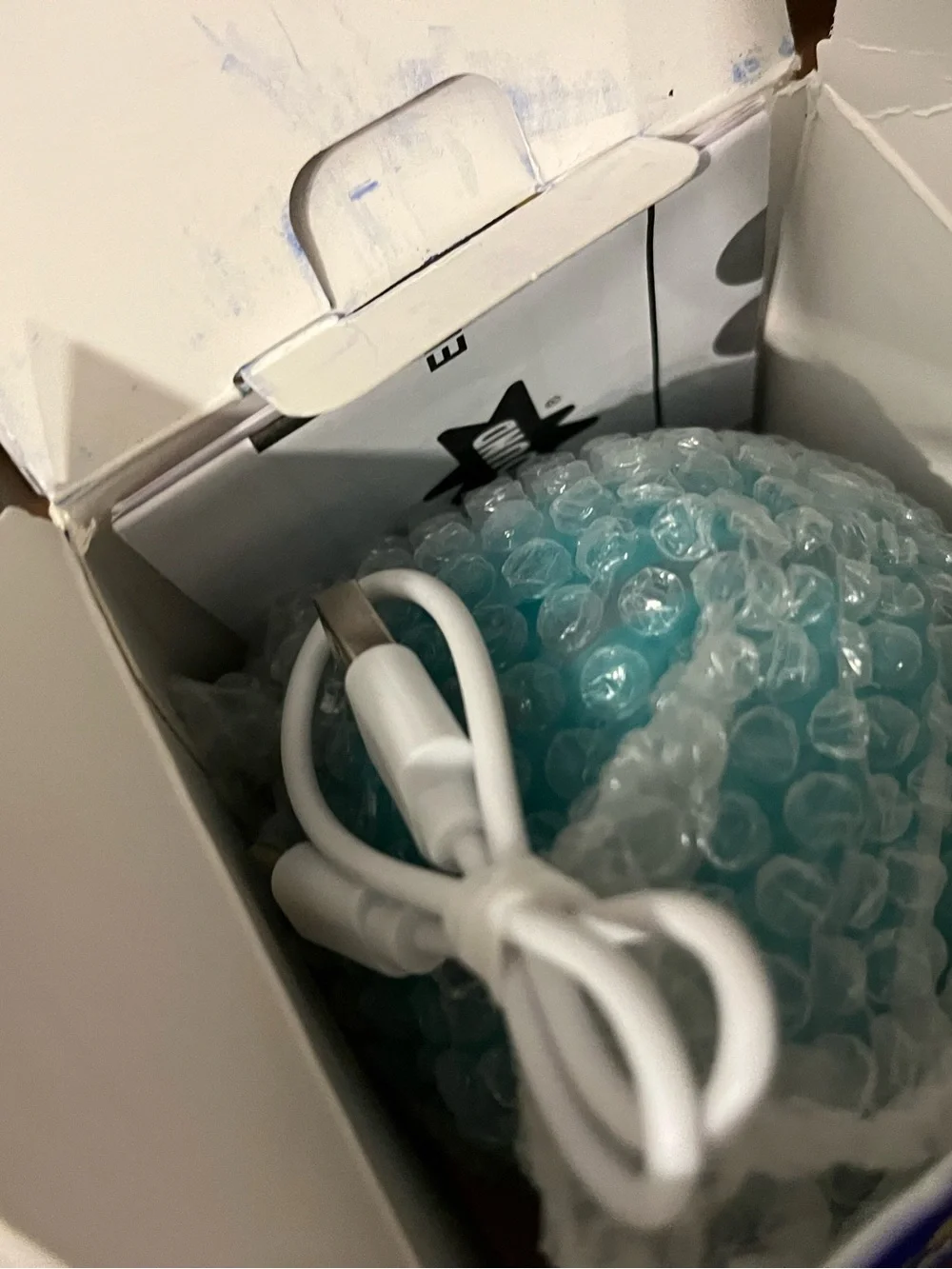 Electronic Bouncing Ball Dog Toy - Teal & Lime