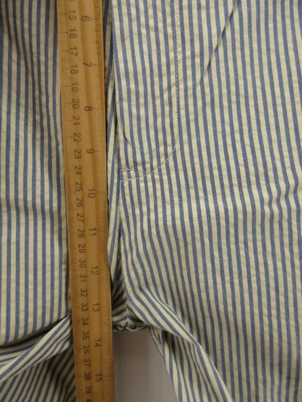 Polo Ralph Lauren Shorts 44B Big Seersucker Stripe Classic Y2K Preppy