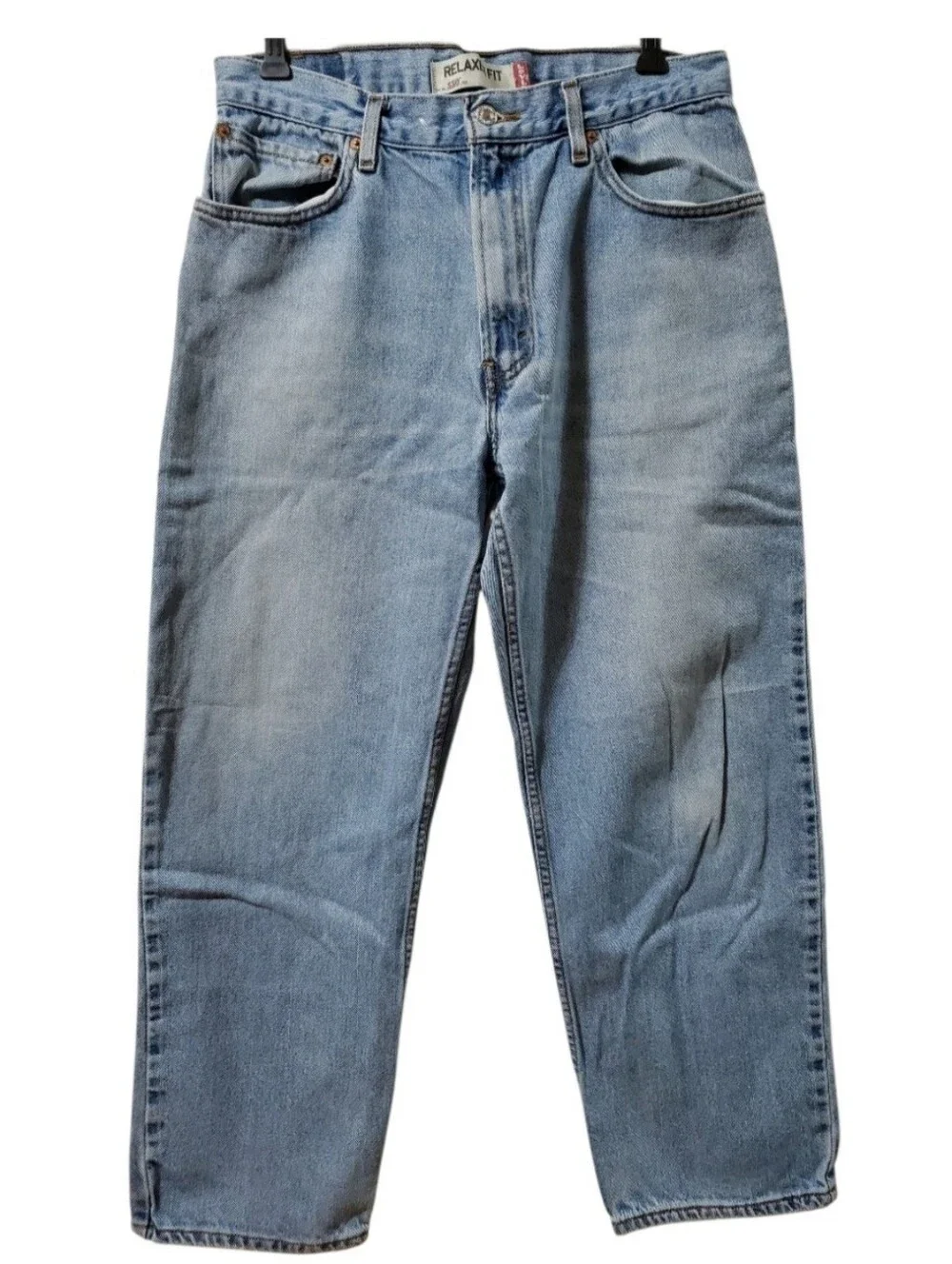 Levi's Light Blue Relaxed Fit Straight Jeans Size 33x30