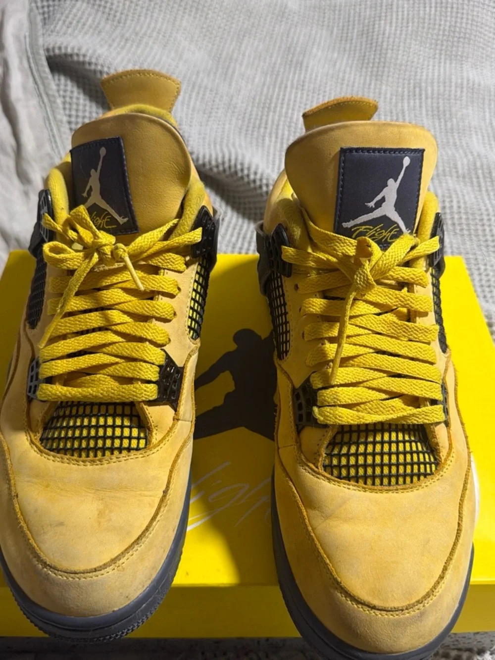 Jordan Men’s Sneakers in Yellow and Black