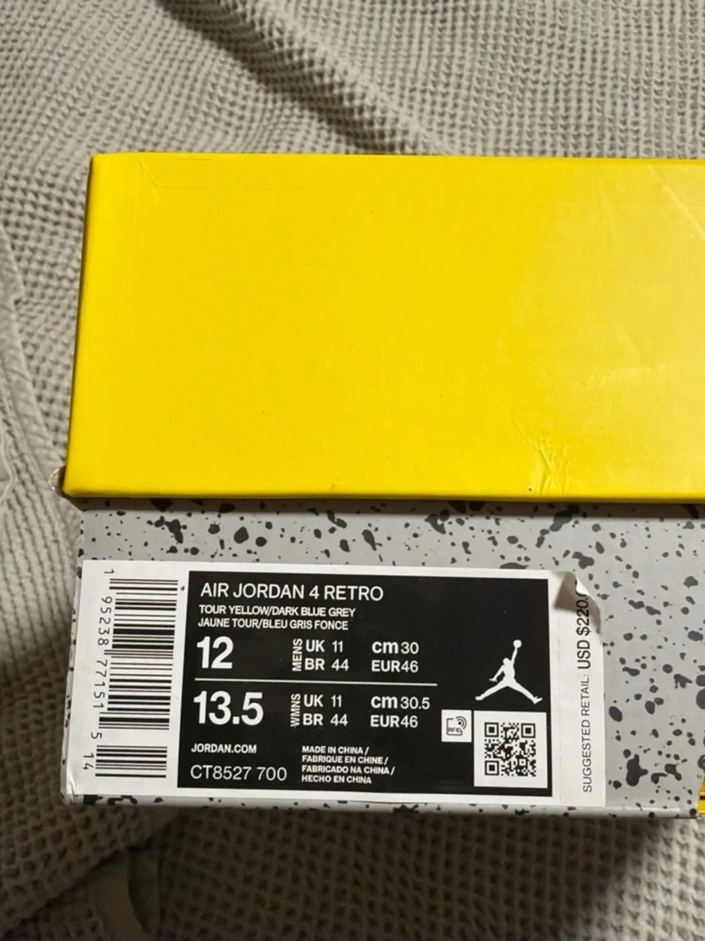 Jordan bold yellow