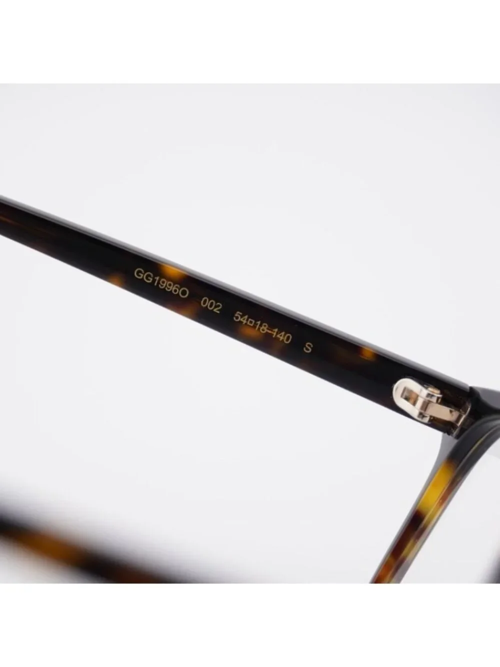 Gucci GG1996O 002 Eyeglasses Havana 54mm Square Frame