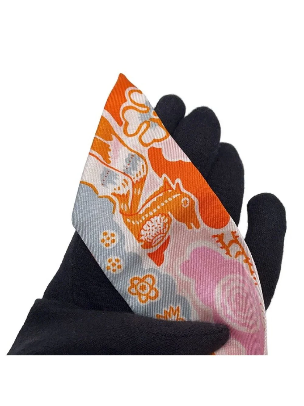 Hermes Scarf Twill Bingata