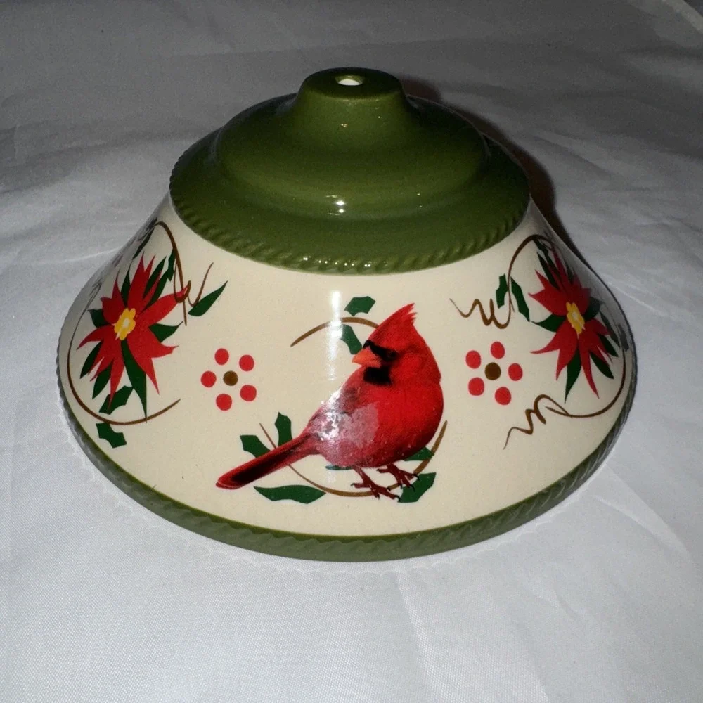 Temptations by Tara poinsettia replacement Cardinal‎ lid No Hardware