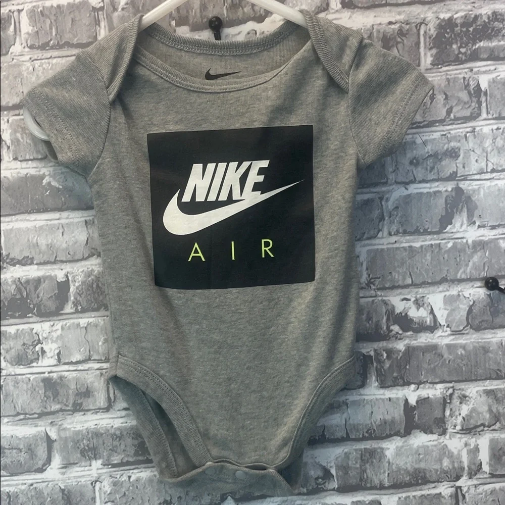 Nike Air‎ Gray Baby onesie