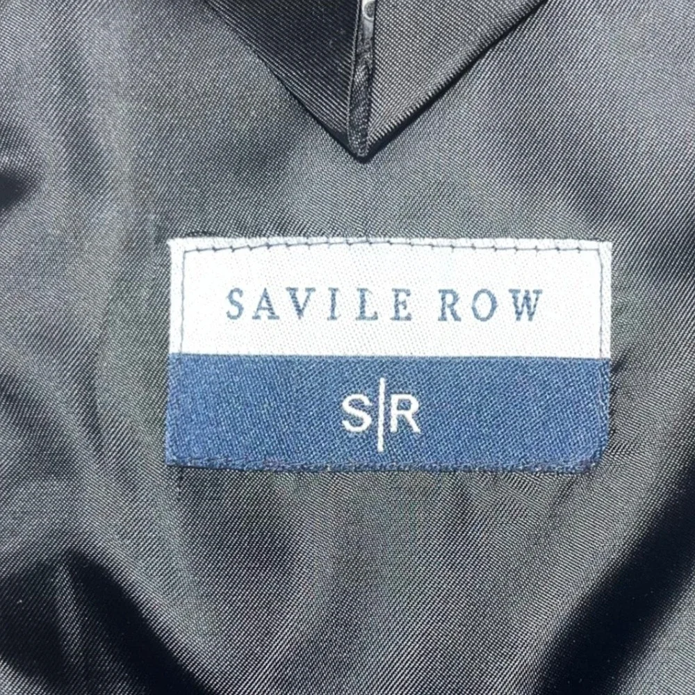 The Savile Row | SR | Macy's Men's Store |‎ Houndstooth 100% Wool | Blazer