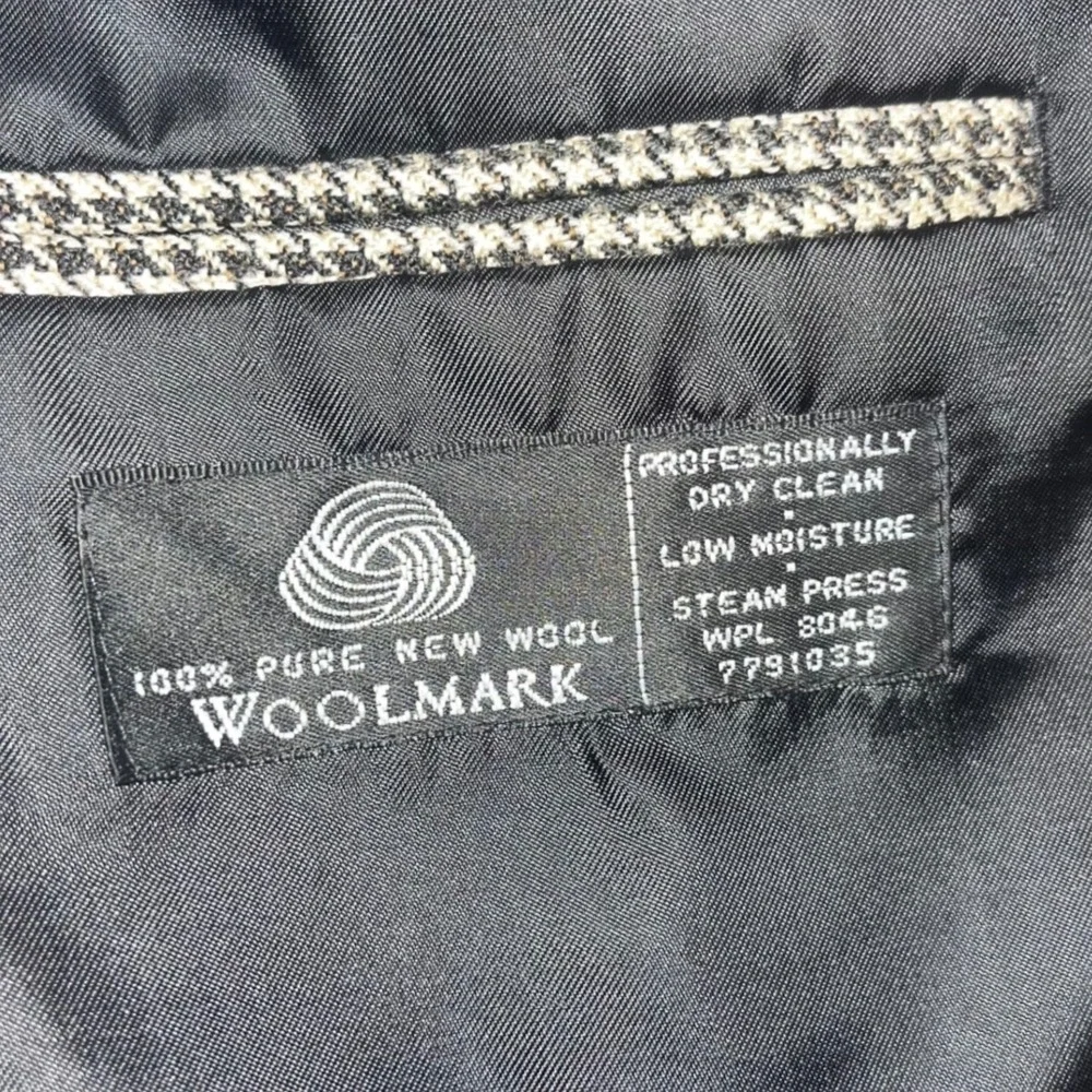 The Savile Row | SR | Macy's Men's Store |‎ Houndstooth 100% Wool | Blazer
