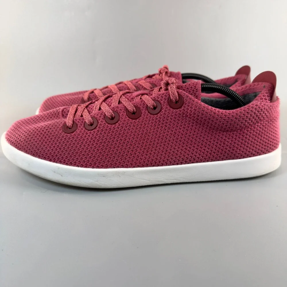 Allbirds Tree Piper Mens 13 Lux Pink White Running Shoes‎ Lace Low Train Sneaker