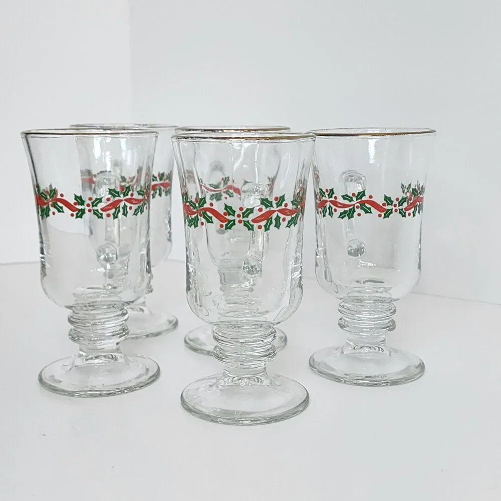 Libbey vintage christmas