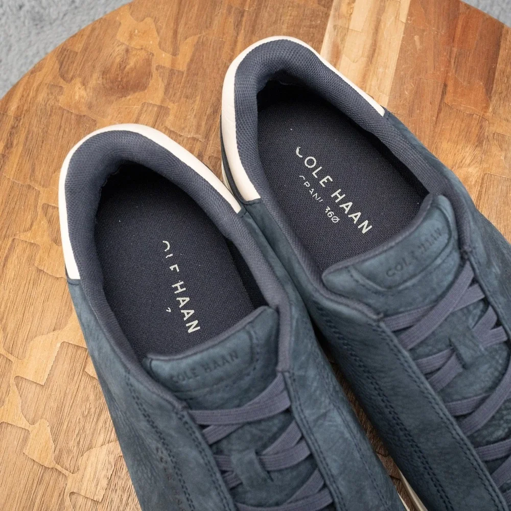 Cole Haan Grandpro Luxe Navy Blue Slip on Sneakers - Size 10.5 M