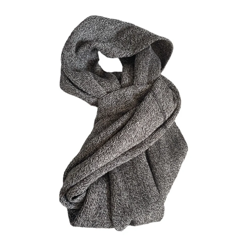 🌺 Calvin Klein Brown Marled Knit Stretchy Soft Infinity Scarf