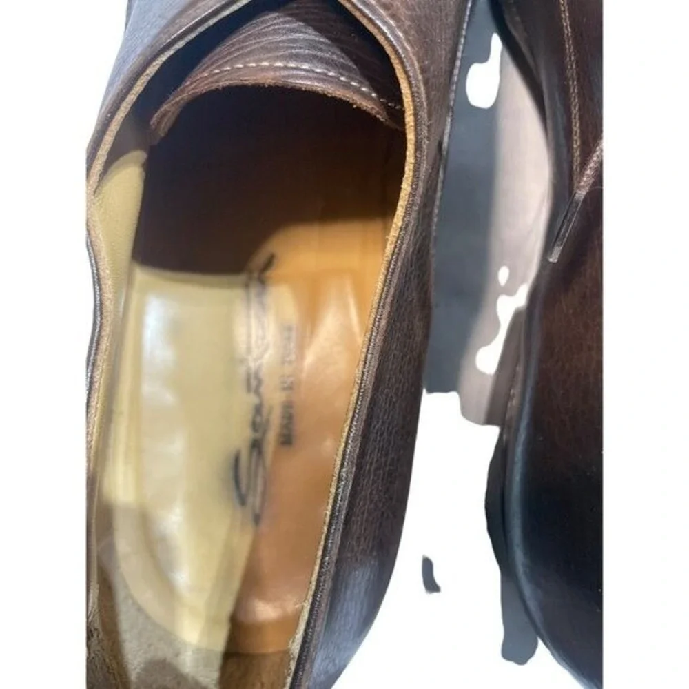 Santoni mens brown