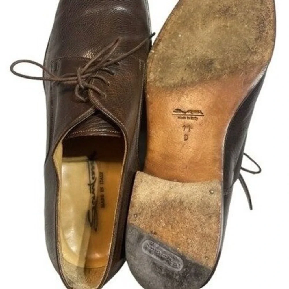 Santoni mens brown