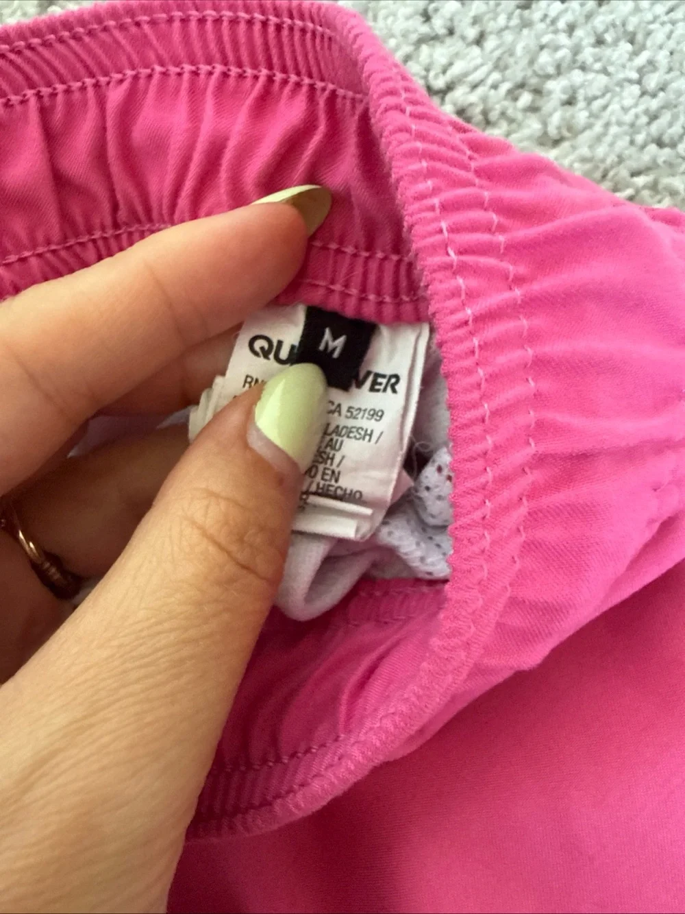 Quiksilver vibrant pink