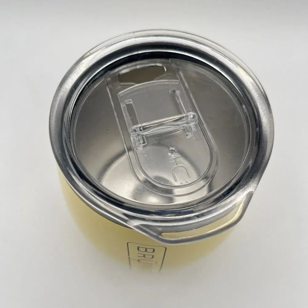 BRUMATE UNCORK'D INSULATED WINE TUMBLER 14OZ WITH LEAKPROOF LID Yellow