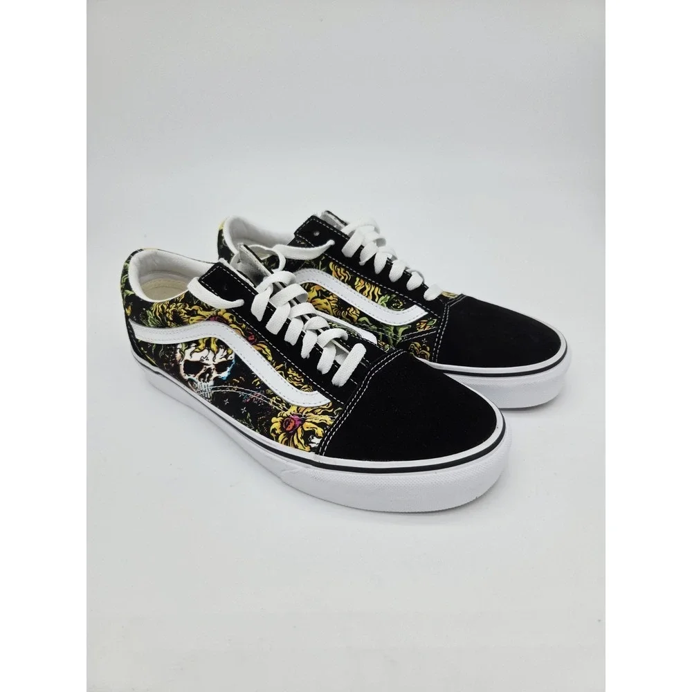 New Vans Old skool Beauty Skull Men Women Unisex Rare‎ Mens 8.5 Womens 10