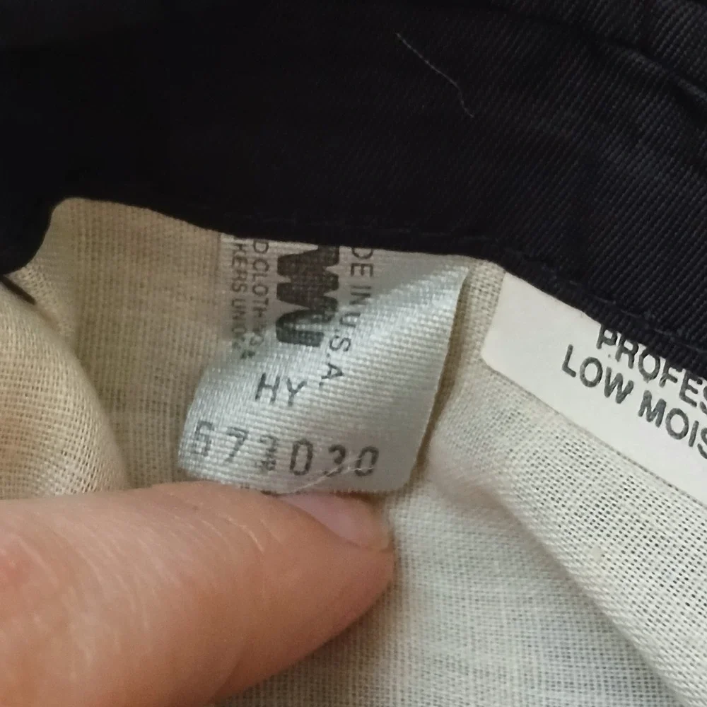 Ralph Lauren feature navy wool