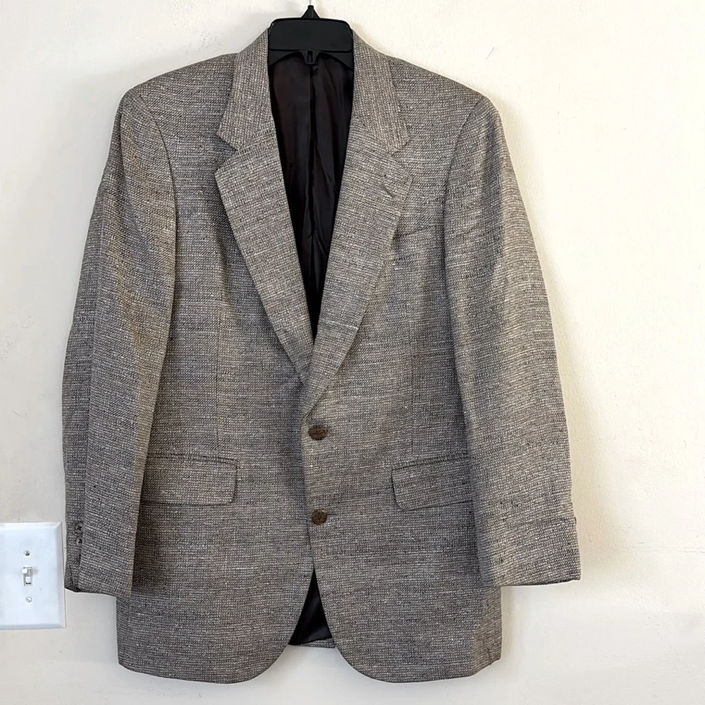 Francesco Maiolo Silk 2 Button Men’s Classic Sport Jacket Blazer‎ Size 38R