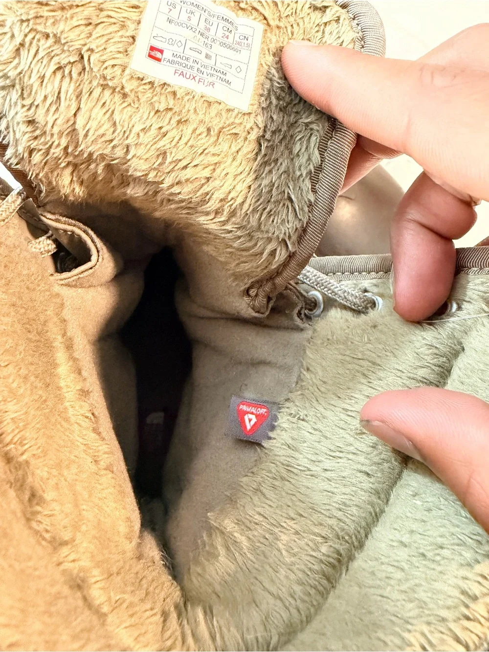 The North Face light photos