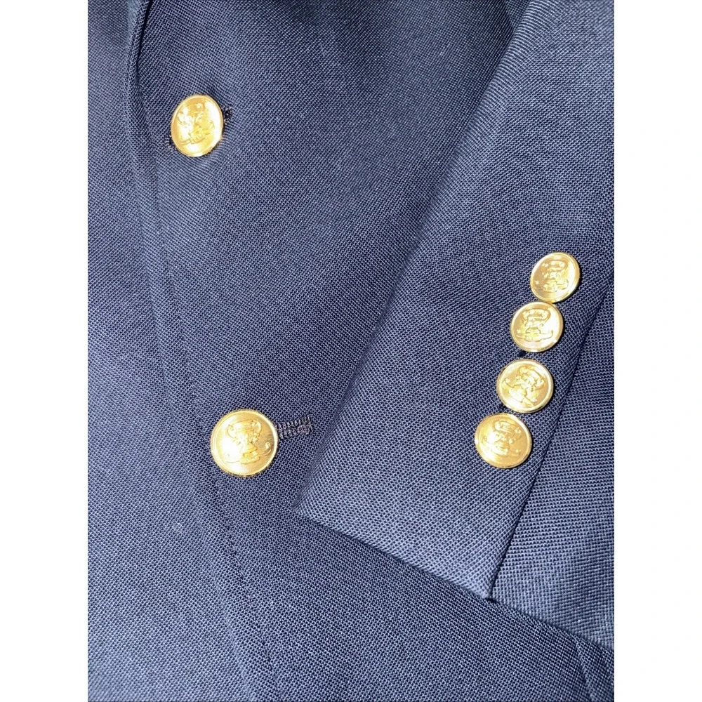 Palm Beach Navy Blue Blazer 42R Lined 2 Gold Button EUC‎ Sport Coat Grandpacore