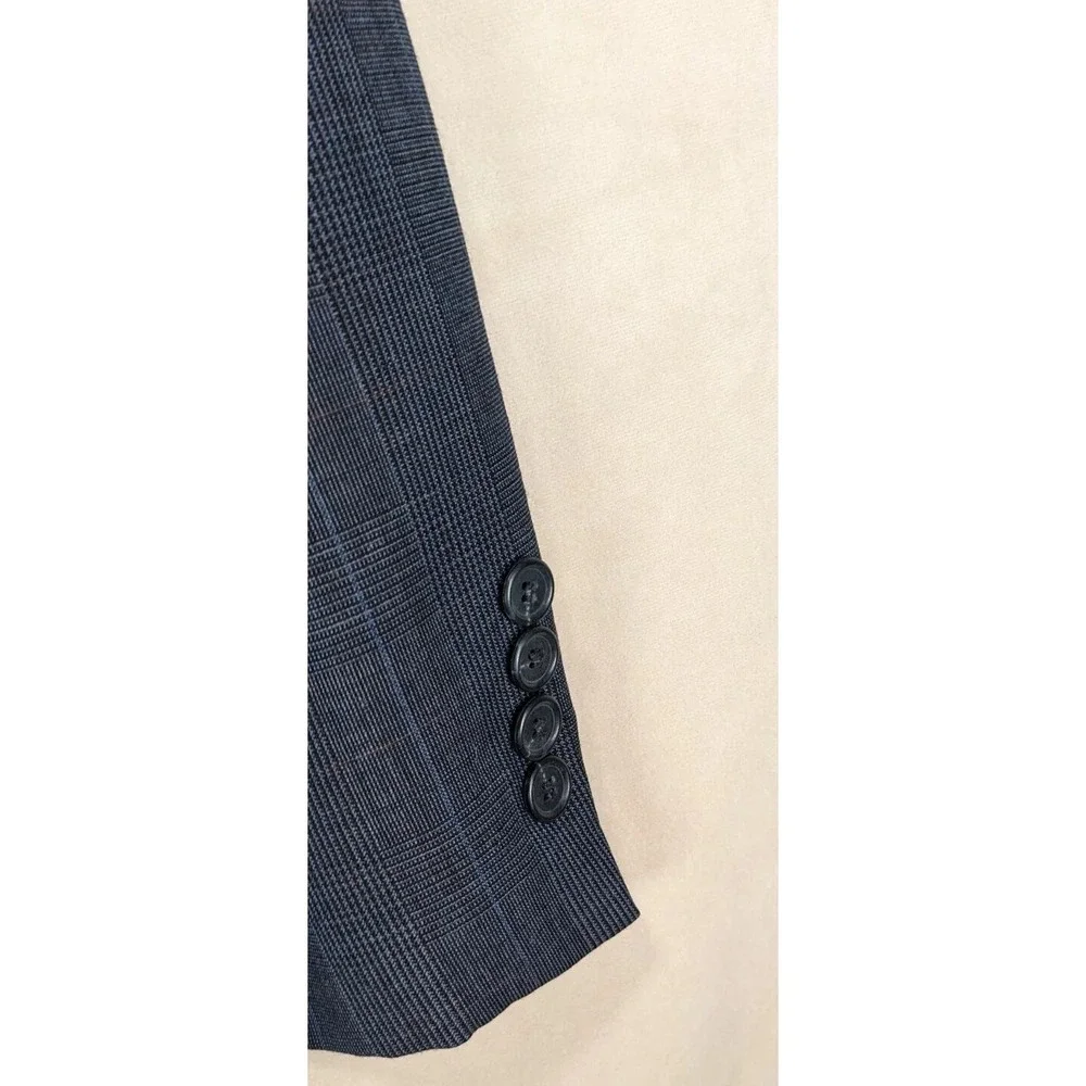 JOS A BANK‎ 42 MENS SPORT COAT EXECUTIVE COLLECTION PLAID GRAY 44