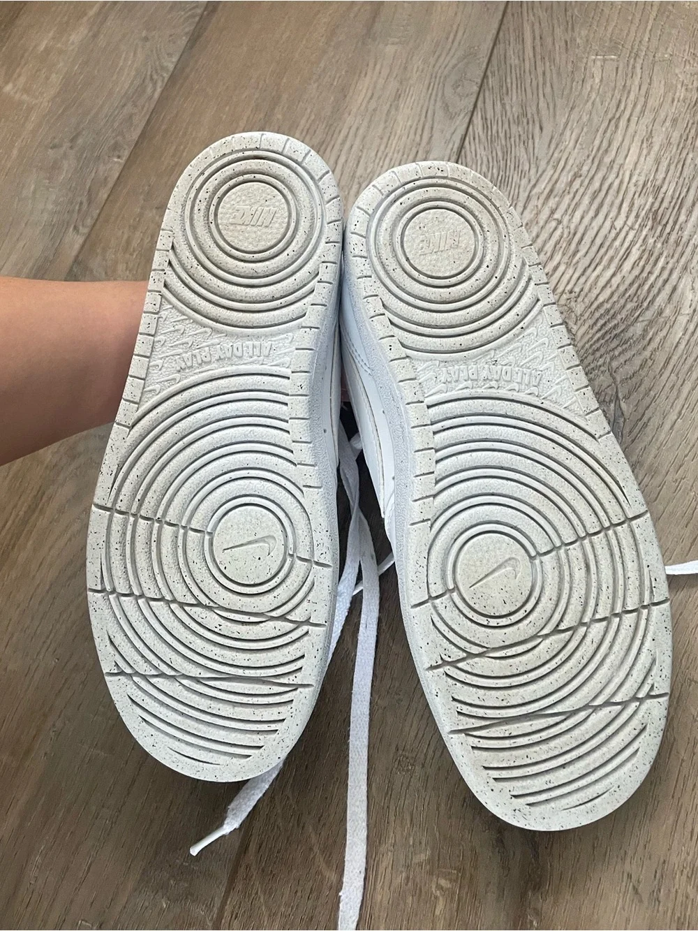 Nike White Youth Low Top Sneakers