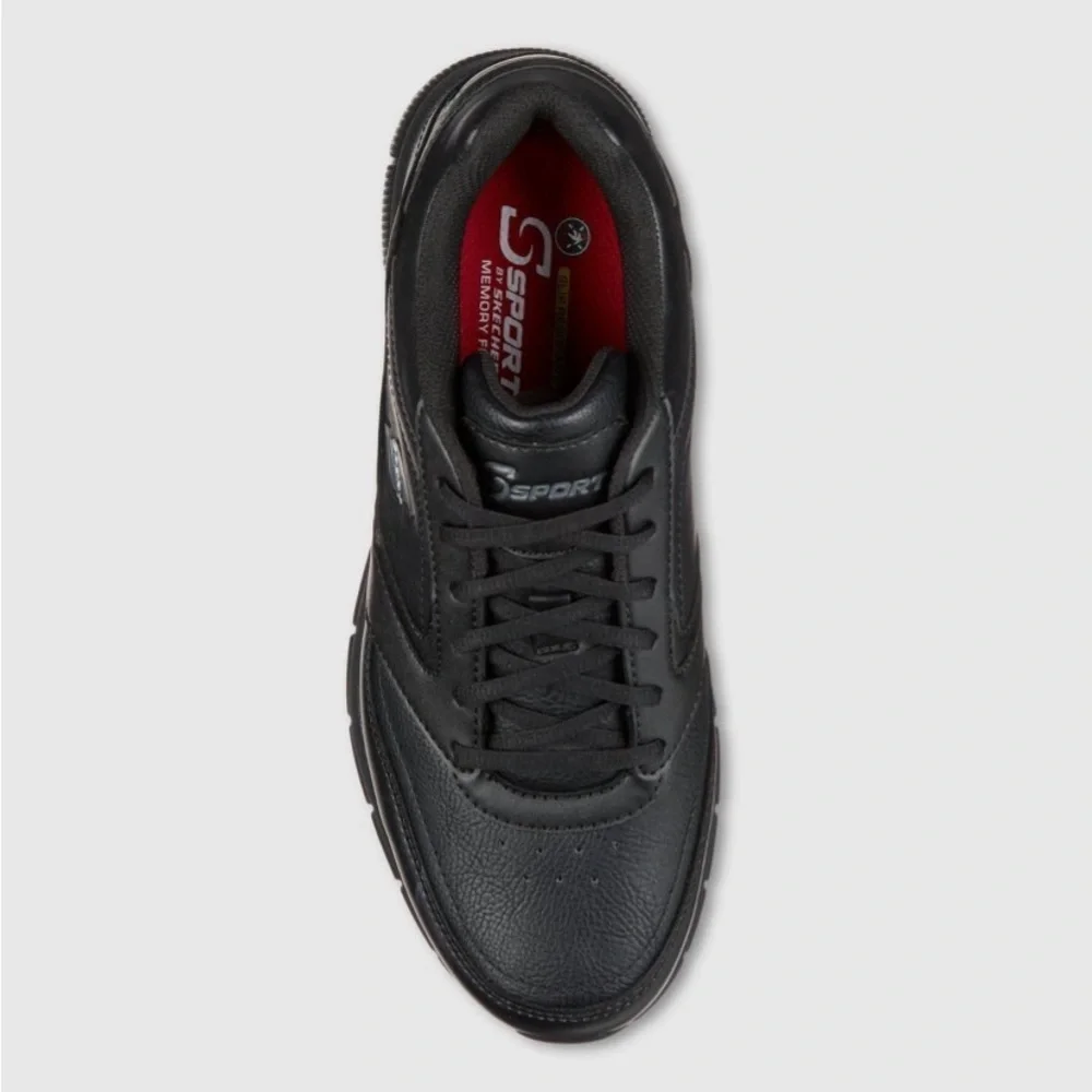 S Sport By Skechers Men's Brise Slip Resistant Sneakers - Black nwt