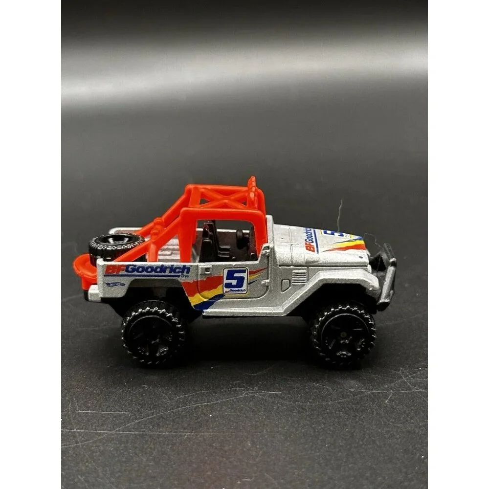 Hot Wheels Jeep BF Goodrich 5 R6-454 Grey Racing Collectible‎ E89 Diecast 1:64