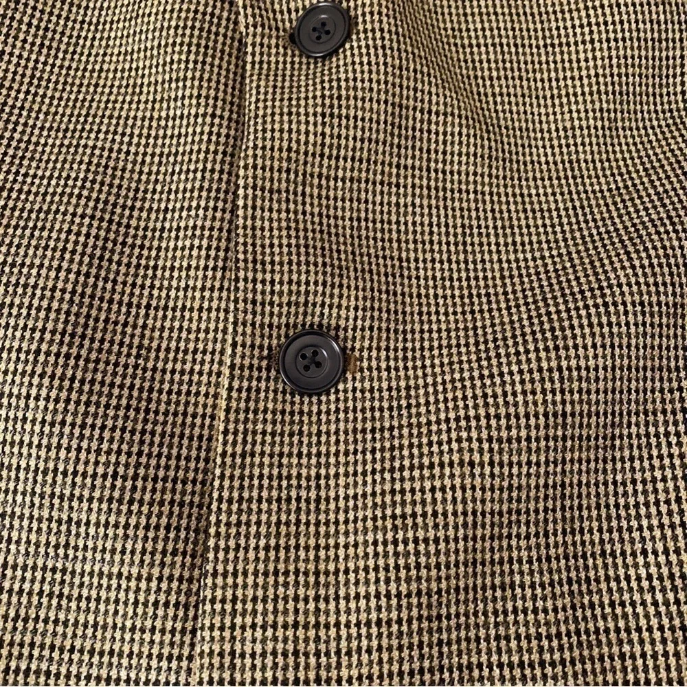 VINTAGE Club Room by Charter Club Houndstooth Wool Sport Coat Size 46L