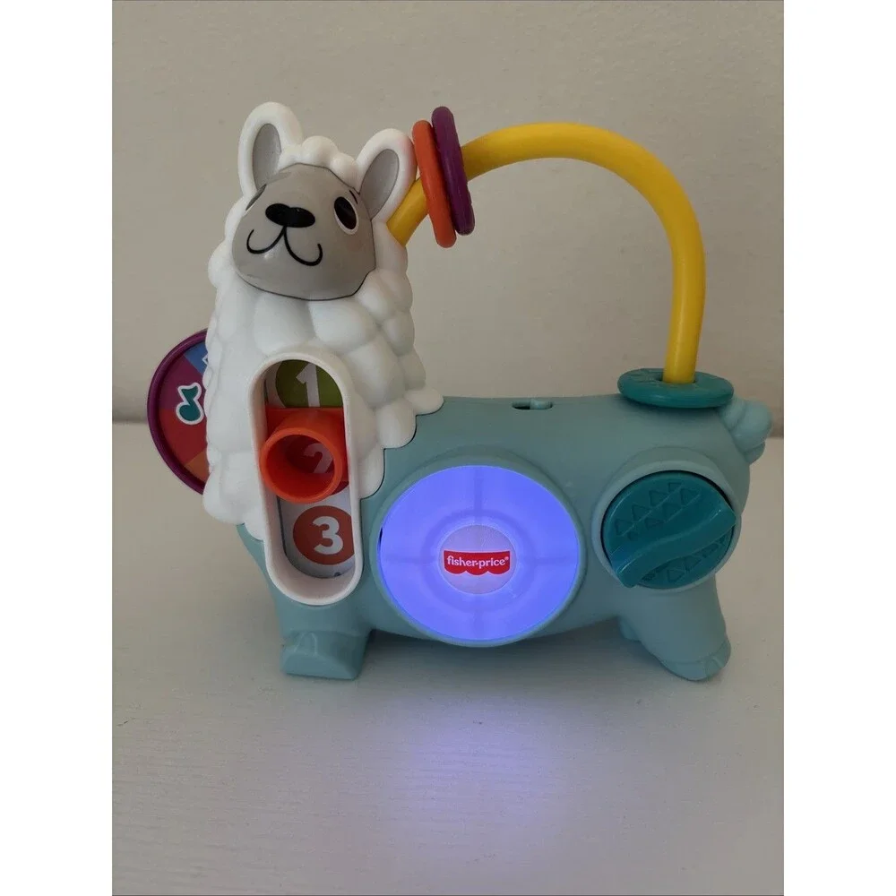 Fisher Price Linkimals Musical Llama Interactive Learning Toy Tested Works