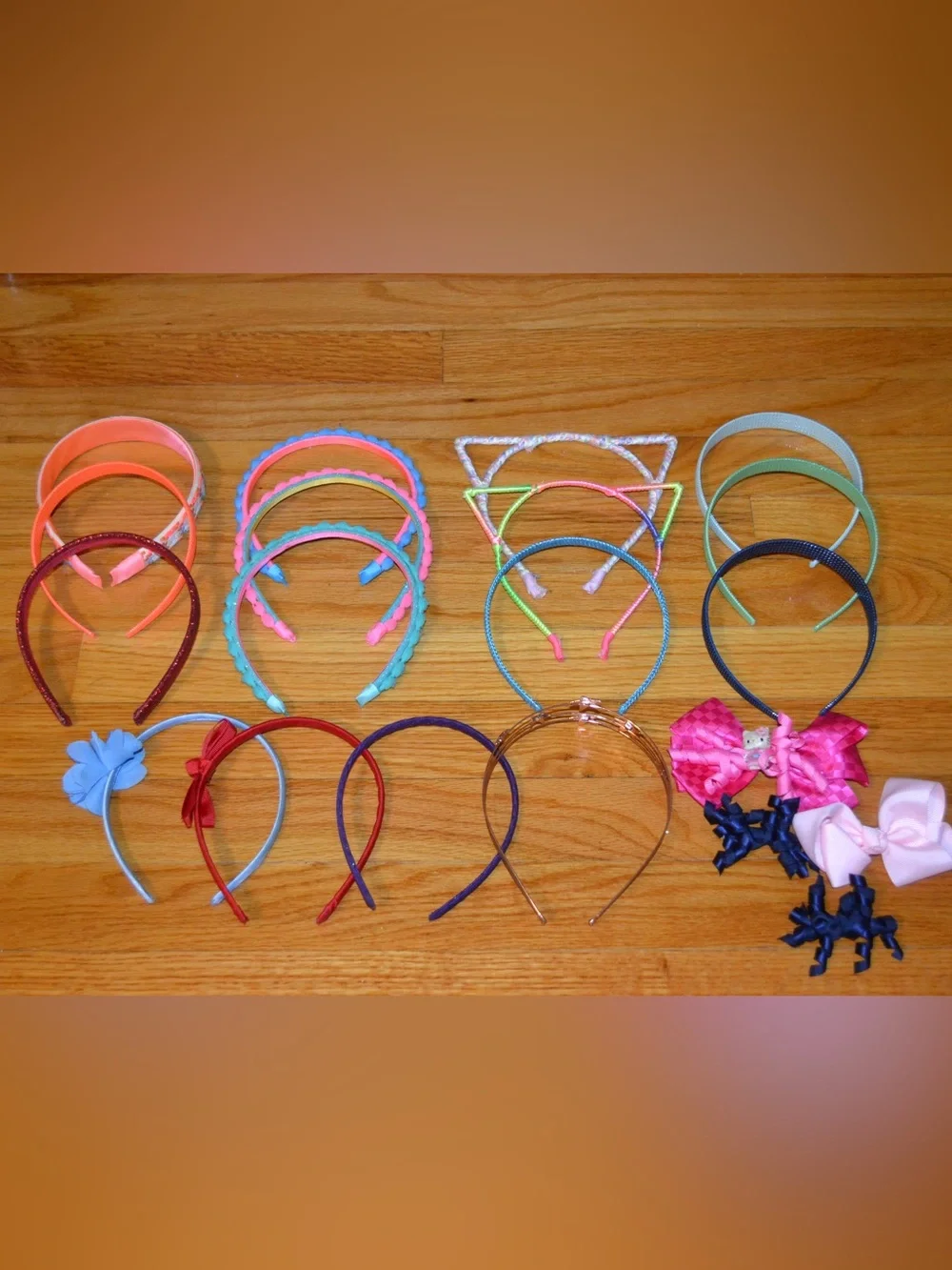 Lot of 20 youth girls Cat & Jack assorted headbands / hair accessories